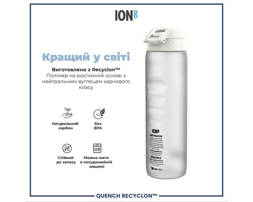 Пляшка для води ION8 OneTouch Times To Drink 1000 мл BPA Free, Ice (I8RF1000PIMOT2)