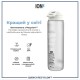Пляшка для води ION8 OneTouch Times To Drink 1000 мл BPA Free, Ice (I8RF1000PIMOT2)