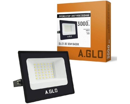 Прожектор A.GLO GL-22-30 30W 6400K