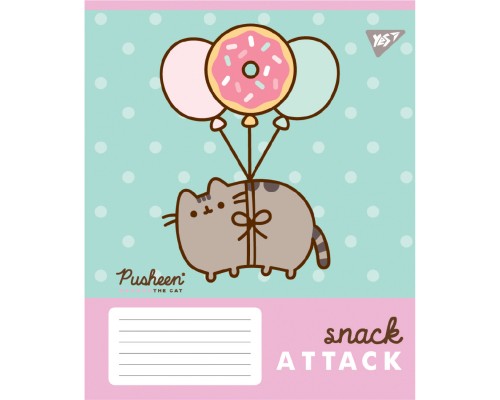 Зошит Yes Pusheen Candy А5 12 аркушів лінія (767598)