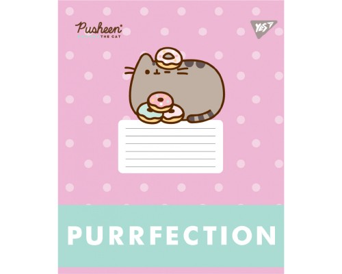 Зошит Yes Pusheen Candy А5 12 аркушів лінія (767598)
