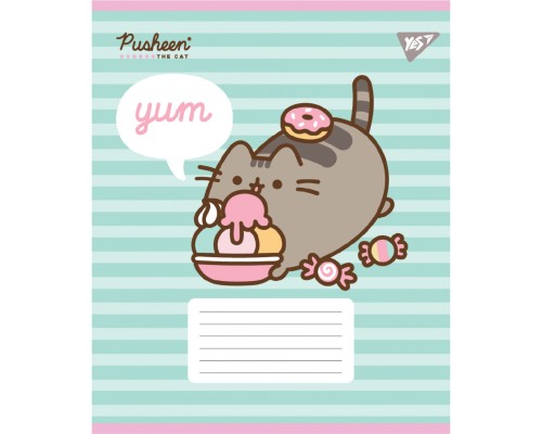 Зошит Yes Pusheen Candy А5 12 аркушів лінія (767598)