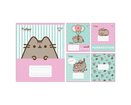 Зошит Yes Pusheen Candy А5 12 аркушів лінія (767598)