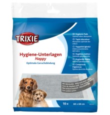 Пелюшки для собак Trixie з активованим вугіллям 60х60 см 10 шт (4047974233726)