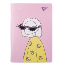 Зошит Yes А5 Hey Helly пластикова обкладинка 70 аркушів, клітинка (681849)