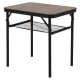 Туристичний стіл Bo-Camp Garland 60x45 cm Black/Wood look (1404195) (DAS303266)