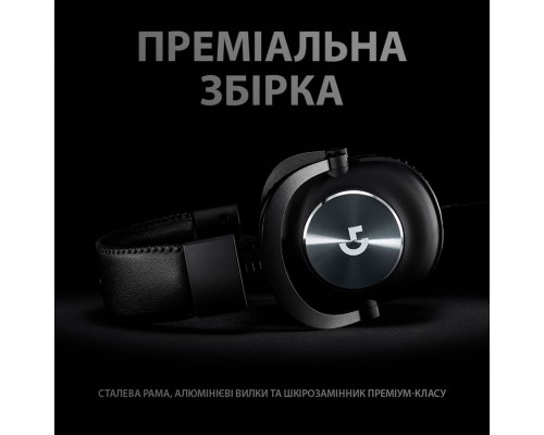 Навушники Logitech G PRO X Gaming Headset + Stand USB Black (991-000358)