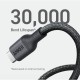 Дата кабель USB-C to USB-C 0.9m 140W bio-nylon 544 black Anker (A80F5H11)