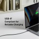 Дата кабель USB-C to USB-C 0.9m 140W bio-nylon 544 black Anker (A80F5H11)