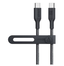 Дата кабель USB-C to USB-C 0.9m 140W bio-nylon 544 black Anker (A80F5H11)