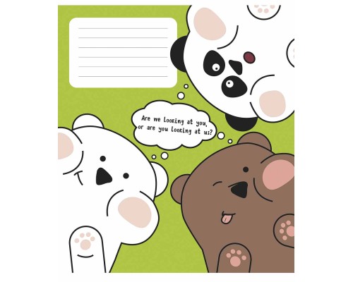 Зошит Школярик Animal's memes 12 аркушів клітинка (012-3567K)