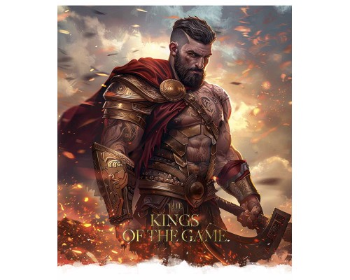 Зошит Школярик The kings of the game 48 аркушів клітинка (048-3450K)