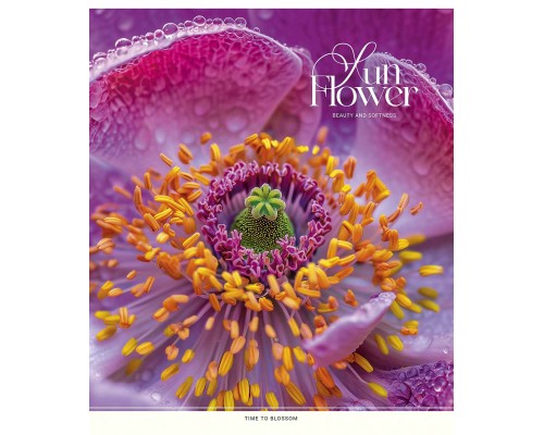 Зошит Школярик Sun Flower 60 аркушів клітинка (060-3456K)