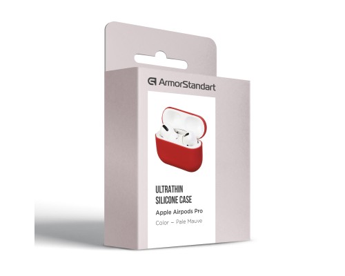 Чохол для навушників Armorstandart Ultrathin Silicone Case для Apple AirPods Pro Pale Mauve (ARM55954)