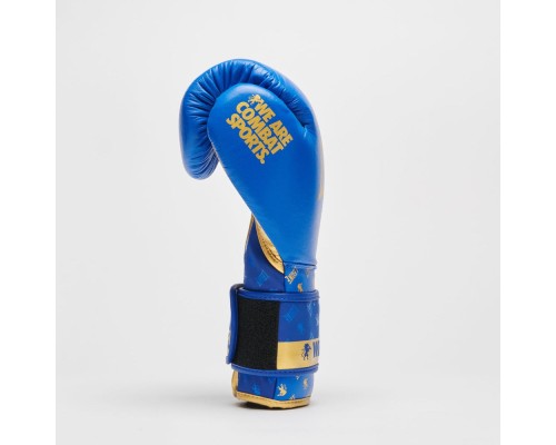 Боксерські рукавички Leone GN220 DNA Blue 16 унцій (GN220_Blue_16oz)