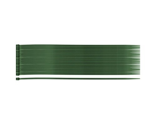 Стяжка Neo Tools 50шт, пластик, 2.5х200мм, зелена (15-977)