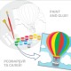 Картина по номерам Rosa Talent 3D Іn the Сlouds МДФ ґрунтоване, 19х20 см (4823098543541)