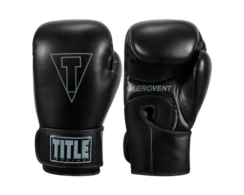 Боксерські рукавички Title Boxing Vegan Gloves Black 14 oz (VGFBG 14 oz BK/BK)