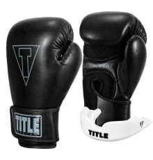 Боксерські рукавички Title Boxing Vegan Gloves Black 14 oz (VGFBG 14 oz BK/BK)
