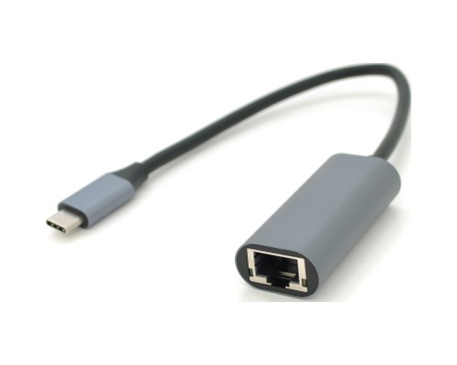 Перехідник USB-C to RJ45 0.18m 1000Mbps gray Voltronic (YT-Type-C(M)/RJ-45(F)-G/27033)
