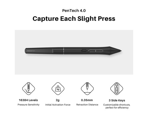 Графічний планшет Huion Kamvas 13 Gen 3 Black + рукавичка (GS1333)