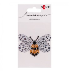Набір для творчості Santi Бджілка аплікація зі страз самоклеючих 7х6 см (743030)