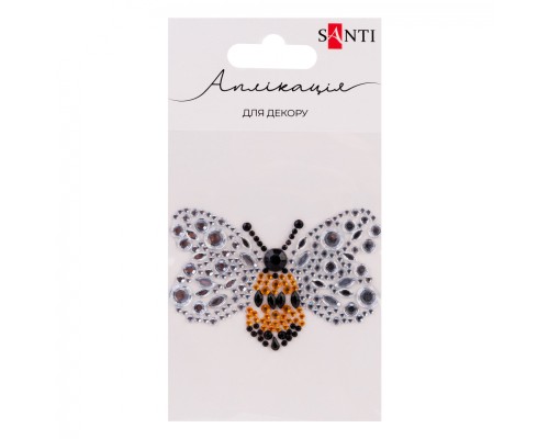 Набір для творчості Santi Бджілка аплікація зі страз самоклеючих 7х6 см (743030)