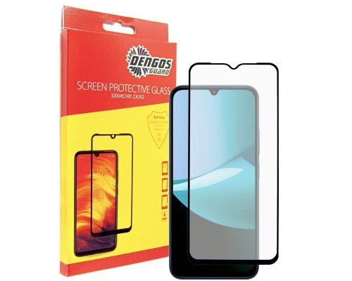 Скло захисне Dengos Full Glue Xiaomi Redmi 15C Black (TGFG-414)