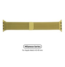 Ремінець до смарт-годинника Armorstandart Milanese Loop для Apple Watch 49/46/45/44/42 (Series 1-3) Yellow (ARM55261)