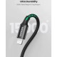 Дата кабель USB-C to Lightning 2.0m 3A US171 black UGREEN (60752)