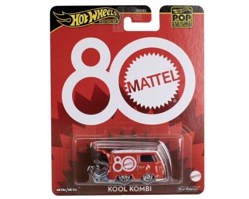 Машина Hot Wheels Pop culture Volkswagen Kool Kombi Mattel 80th (JBL68)