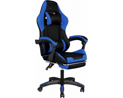 Крісло ігрове GT Racer X-6032 Black/Blue (X-6032 Fabric Black/Blue)