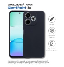 Чохол до мобільного телефона BeCover Silicone Xiaomi Redmi 13x Black (714685)