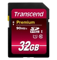 Карта пам'яті Transcend 32Gb SDHC class 10 UHS-I Premium (TS32GSDU1)