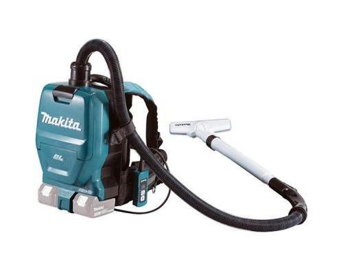 Пилосос будівельний Makita аккумуляторный ранцевого типа LXT, 18В + 18В, без АКБ и ЗУ (DVC260Z)
