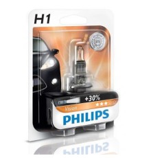 Автолампа Philips H1 Vision, 3200K, 1шт (12258PRB1)