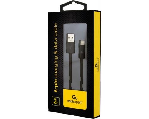 Дата кабель USB 2.0 AM to Lightning 2.0m Cablexpert (CC-USB2P-AMLM-2M)