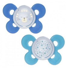 Пустушка Chicco Physio Comfort силіконова 16-36 міс 2 шт блакитна (74935.42.00.00)
