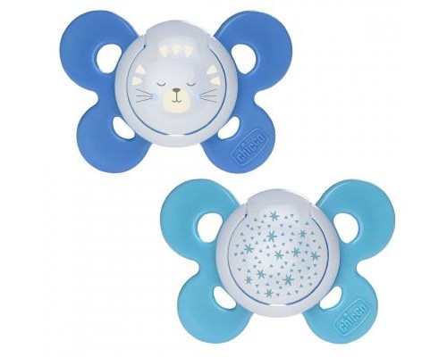 Пустушка Chicco Physio Comfort силіконова 16-36 міс 2 шт блакитна (74935.42.00.00)