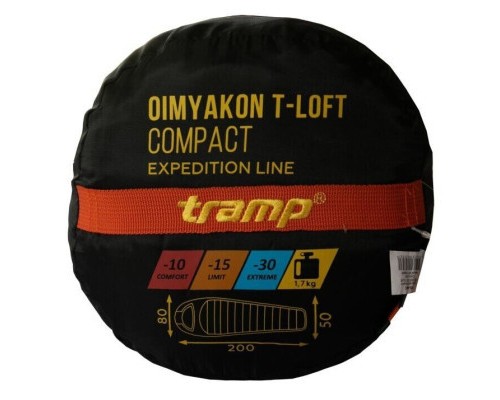 Спальний мішок Tramp Oimyakon Regular Orange/Grey R (UTRS-048R-R)