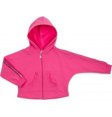 Кофта дитяча Breeze на блискавці з капюшоном (14690-86G-pink)