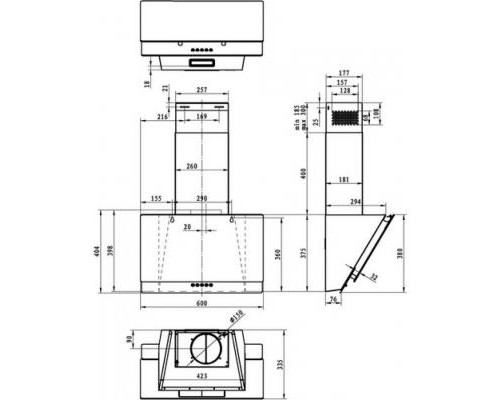 Витяжка кухонна Gorenje WHI629EB