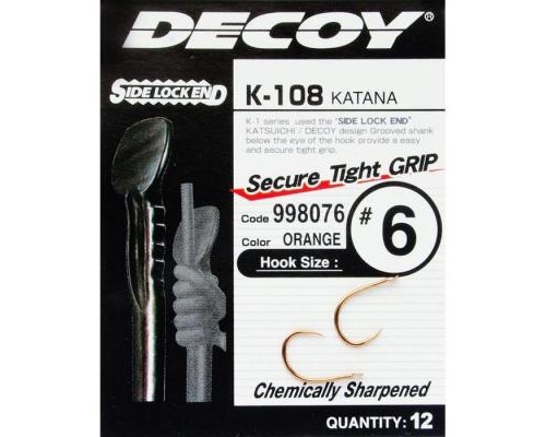 Гачок Decoy K-108 Katana 07 (12 шт/уп) (1562.03.49)