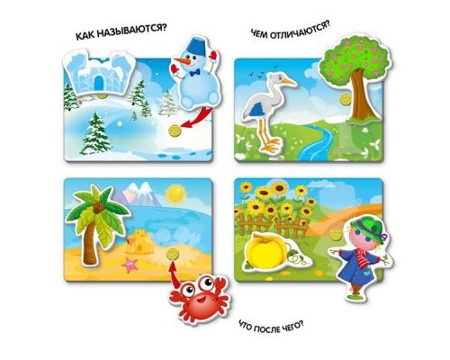 Розвиваюча іграшка Vladi Toys Вжик-вжик Липучки Времена года рос (VT1302-23) Розвиваюча іграшка Vladi Toys Вжик-вжик Липучки Времена года рос (VT1302-23)