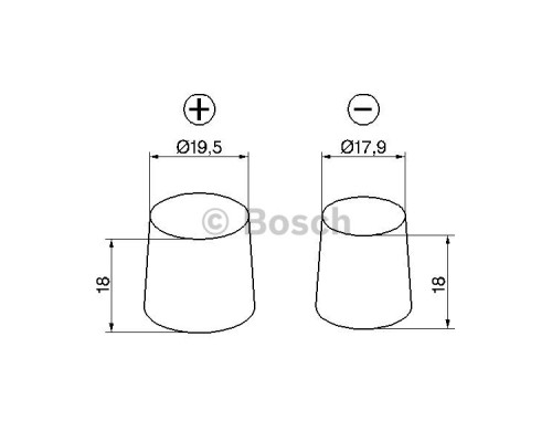 Акумулятор автомобільний Bosch 45А (0 092 S30 020)