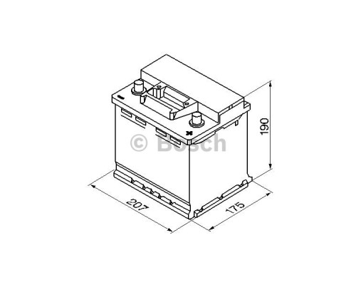 Акумулятор автомобільний Bosch 45А (0 092 S30 020)