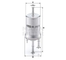 Фільтр паливний Mann WK69/2