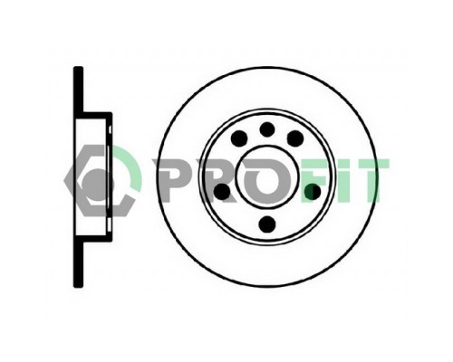 Гальмівний диск Profit 5010-0929