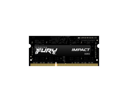 Модуль пам'яті для ноутбука SoDIMM DDR3L 8GB (2x4GB) 1866 MHz Fury Impact Kingston Fury (ex.HyperX) (KF318LS11IBK2/8)