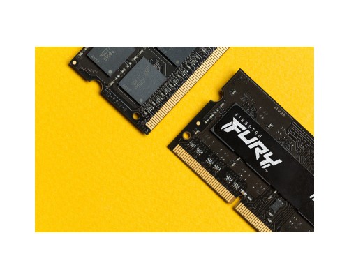 Модуль пам'яті для ноутбука SoDIMM DDR3L 8GB (2x4GB) 1866 MHz Fury Impact Kingston Fury (ex.HyperX) (KF318LS11IBK2/8)